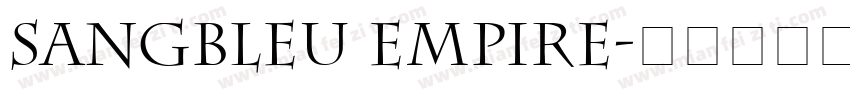 sangbleu empire字体转换